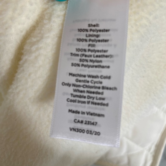 TALBOTS FLEECE LINED QUILTED VEST SZ LRG - Picture 8 of 8